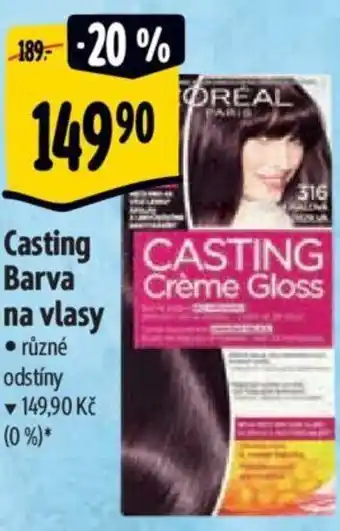 Albert Casting Barva na vlasy nabídka