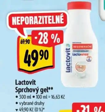 Albert Lactovit Sprchový gel nabídka