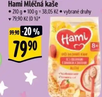 Albert Hami Mléčná kaše nabídka