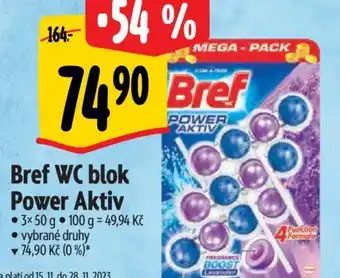 Albert Bref WC blok Power Aktiv nabídka