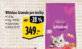 Albert Whiskas Granule pro kočky nabídka