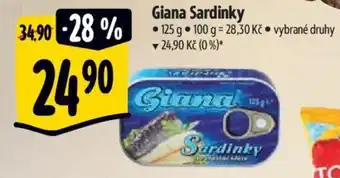 Albert Giana Sardinky nabídka