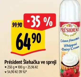 Albert Président Šlehačka ve spreji nabídka