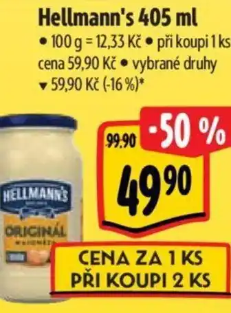 Albert Hellmann's 405 ml nabídka