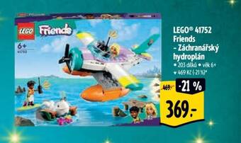 Albert LEGO®Ⓡ 41752 Friends - Záchranářský hydroplán nabídka