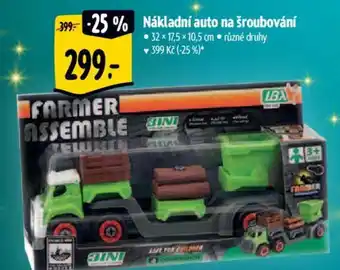 Nákladní auto na šroubování