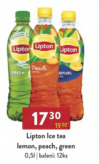 Qanto Lipton Ice tea lemon, peach, green nabídka
