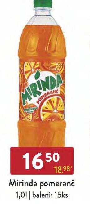 Qanto Mirinda pomeranč nabídka