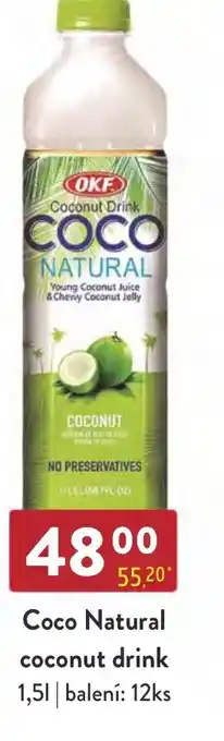 Qanto Coco Natural coconut drink 1.5 l. nabídka