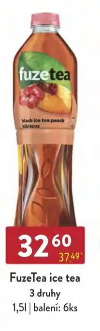 Qanto FuzeTea ice tea 3 druhy 1.5 l. nabídka