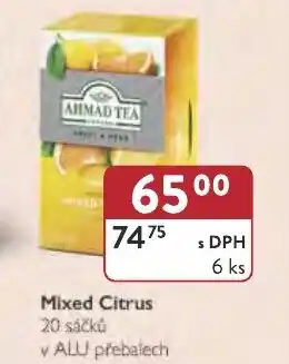 Qanto AHMAD TEA Mixed Citrus nabídka