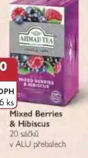 Qanto AHMAD TEA Mixed Berries & Hibiscus nabídka