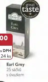 Qanto AHMAD TEA Earl Grey nabídka