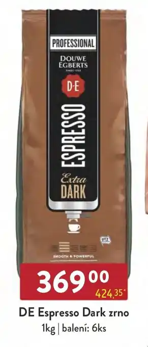 DE Espresso Dark zrno 1kg