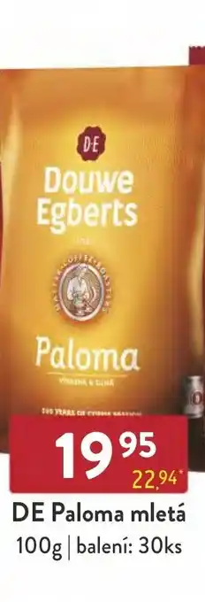 Qanto DE Paloma mletá 100g nabídka