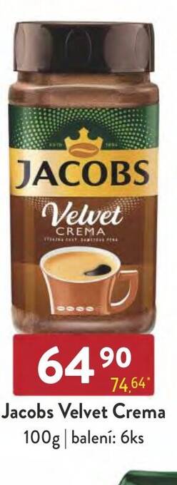 Qanto Jacobs Velvet Crema 100g nabídka