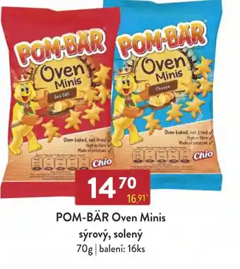 Qanto POM-BÄR Oven Minis sýrový, solený 70g nabídka