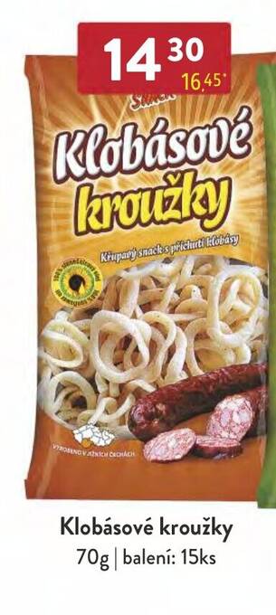 Qanto Klobásové kroužky 70g nabídka