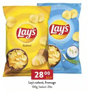 Qanto Lay's solené, fromage 130g nabídka