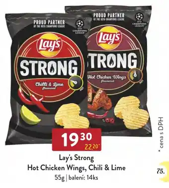 Qanto Lay's Strong Hot Chicken Wings, Chili & Lime nabídka