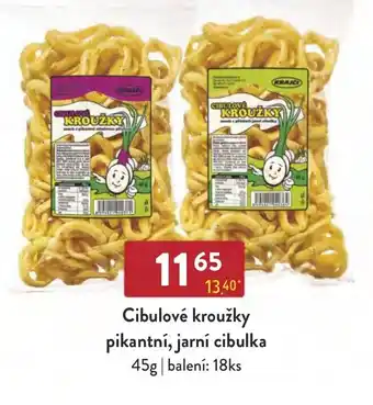 Qanto Cibulové kroužky pikantní, jarní cibulka 45g nabídka