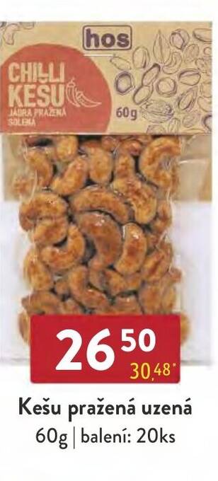 Qanto Kešu pražená uzená 60g nabídka