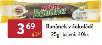 Qanto Banánek v čokoládě nabídka