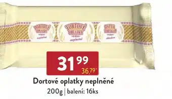 Qanto Dortové oplatky neplněné nabídka