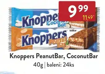 Qanto Knoppers Peanut Bar, Coconut Bar nabídka