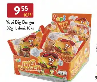 Qanto Yupi Big Burger nabídka