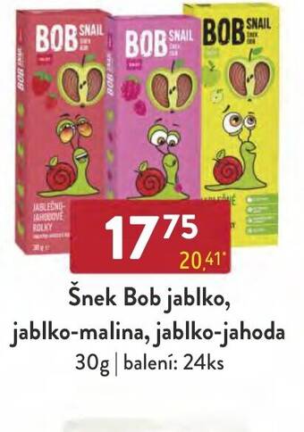 Qanto Šnek Bob jablko, jablko-malina, jablko-jahoda nabídka