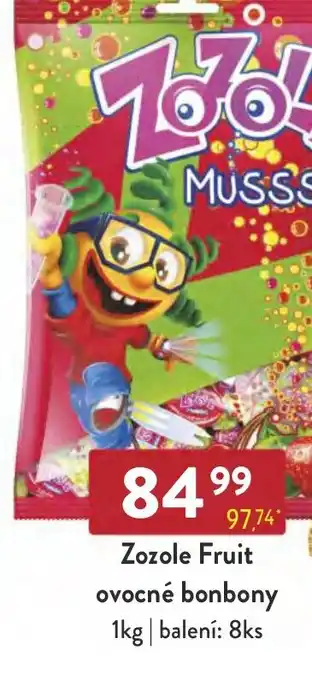 Qanto Zozole Fruit ovocné bonbony nabídka