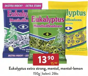 Qanto Eukalyptus extra strong, mentol, mentol-lemon nabídka