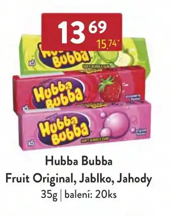 Qanto Hubba Bubba Fruit Original, Jablko, Jahody nabídka
