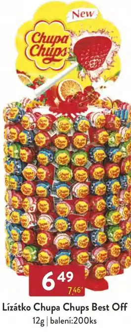 Qanto Lízátko Chupa Chups Best Off nabídka