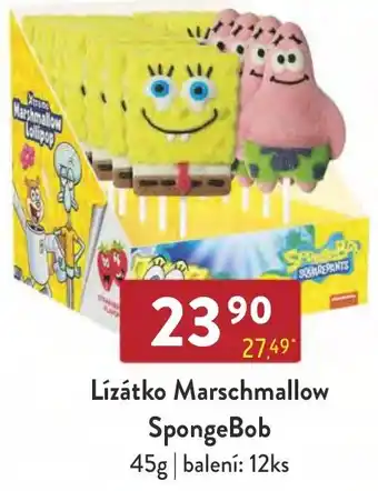 Qanto Lízátko Marschmallow SpongeBob nabídka