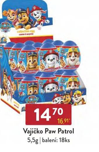 Qanto Vajíčko Paw Patrol 5,5g nabídka