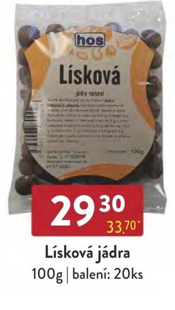 Qanto Lísková jádra nabídka