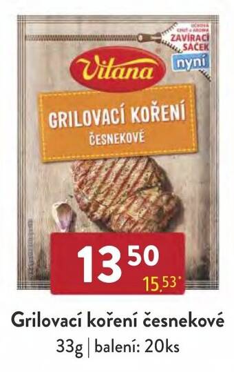 Qanto Grilovací koření česnekové nabídka