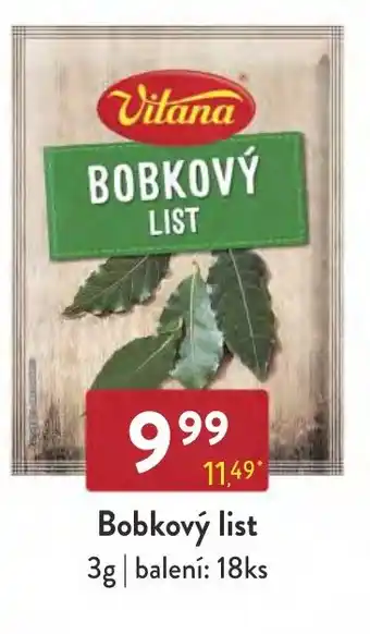 Bobkový list