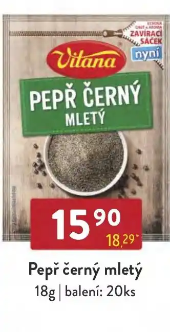 Qanto Pepř černý mletý nabídka