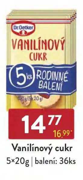 Qanto Vanilínový cukr nabídka