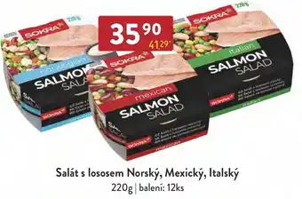 Qanto Salát s lososem Norský, Mexický, Italský nabídka