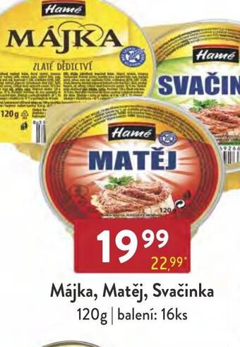 Qanto Májka, Matěj, Svačinka nabídka