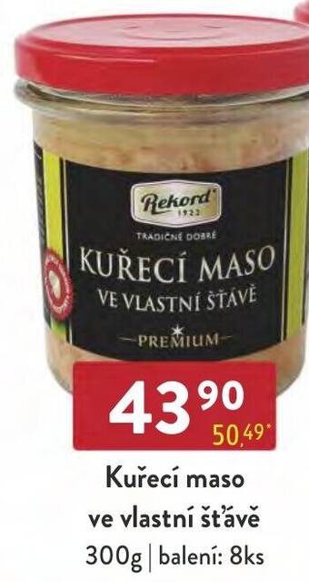 Qanto Kuřecí maso ve vlastní šťávě nabídka