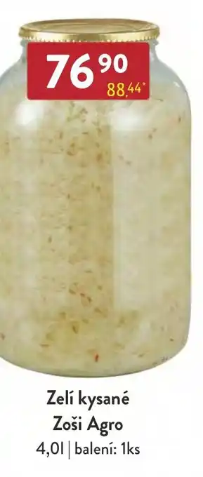 Qanto Zelí kysané Zoši Agro nabídka