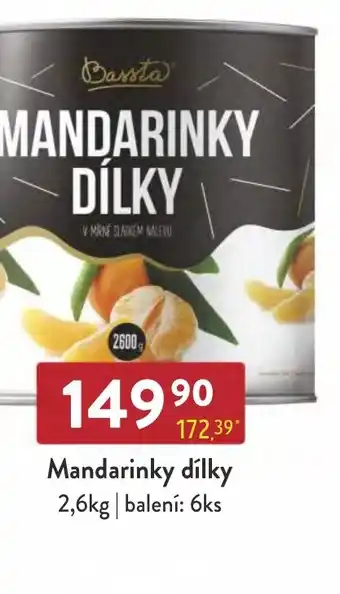 Qanto Mandarinky dílky nabídka