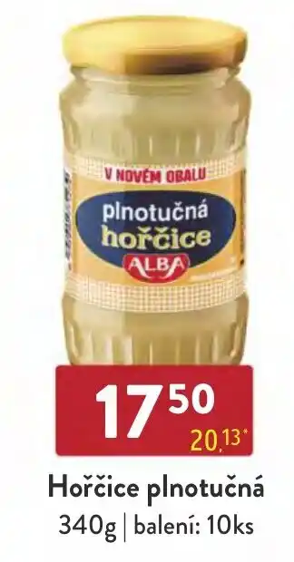 Qanto Hořčice plnotučná nabídka