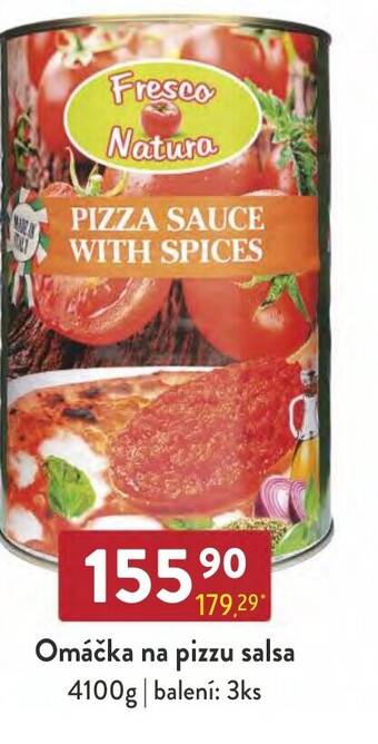 Qanto Omáčka na pizzu salsa nabídka