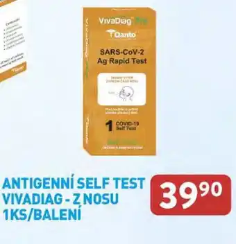 Qanto ANTIGENNÍ SELF TEST VIVADIAG-ZNOSU 1KS/BALENÍ nabídka